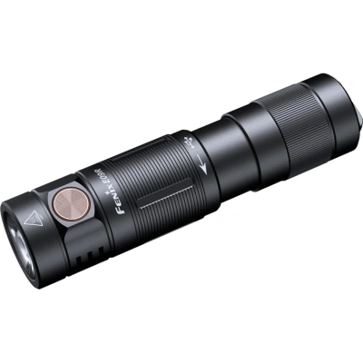Фонарь Fenix E09R черный e09rbk - фонарь брелок размером с палец максимальной яркостью 600 люмен и дистанцией освещения