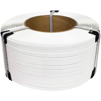 Стреппинг лента ПП, 15x1х1,2км 300кгс, белая Gigant