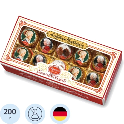 Конфеты Reber Mozart шоколадные ассорти, 200г