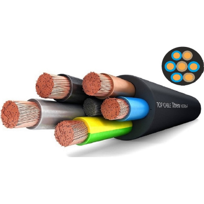 Силовой гибкий кабель Top Cable XTREM H07RN-F 7Х1,5 0,6 1kV с изоляцией 20 м