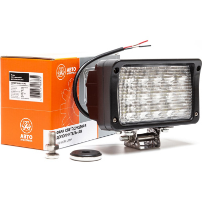Фара рабочего света Автоэлектрика LED прямоугольная, рассеянный (ближний)