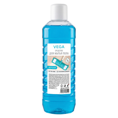 Средство для мытья полов и стен Vega "Морской", 1л.