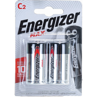 Щелочная батарейка LR14 C MAX 1.5В бл/2 ENERGIZER