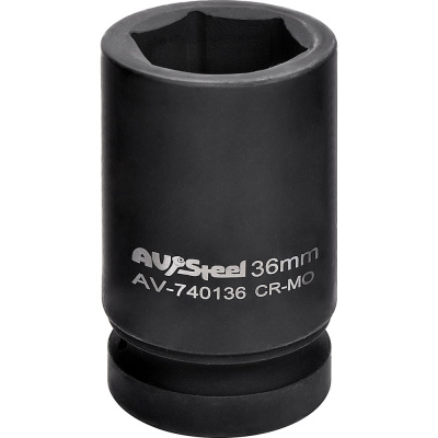 Шестигранная удлиненная ударная головка AV Steel AV-740136