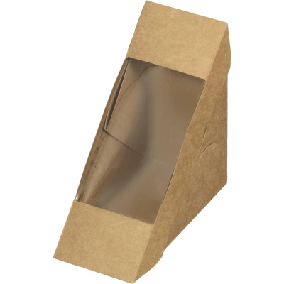 Упаковка ECO SANDWICH 60, 127х127х60, крафт, 800 шт/кор