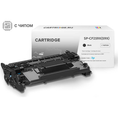 Картридж Solution Print SP CF259X (59X) для HP черный с чипом