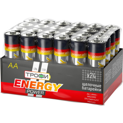 Батарейки Трофи LR6-24 bulk