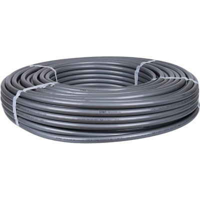 Труба из сшитого полиэтилена с кислородным слоем STOUT PEX-a 20х2,8 бухта 100 м серая