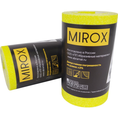 Рулон шлифовальный на бумажной основе MIROX SE 115мм x 5м Р100 (упак 2шт)