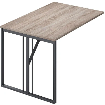 Стол приставной Комус Мебель К-Loft Director 241B001 Ш1200 сонома темн/черн