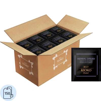 Чайный напиток Kioko Limited Herbal Dream с ромашкой и мятой, 150пак/уп