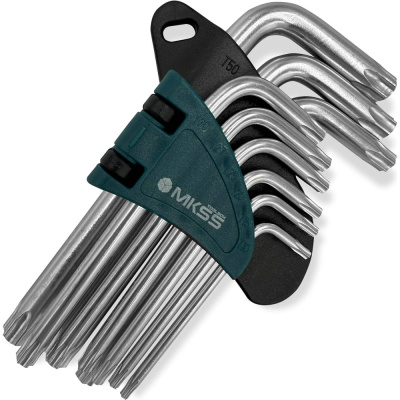 Набор коротких ключей MKSS Toolbox TORX с отверстием
