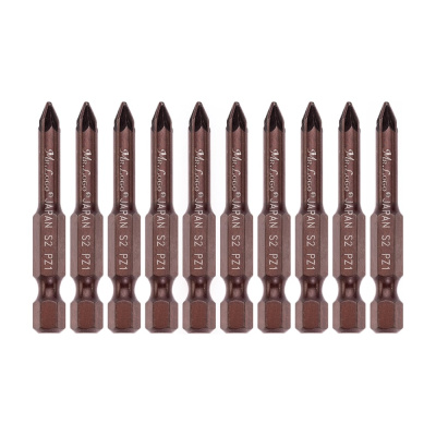 Бита PZ1, 50 мм, сталь - S2, 10 шт Mr Mr.Logo
