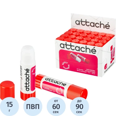 Клей-карандаш 15г ATTACHE power glue