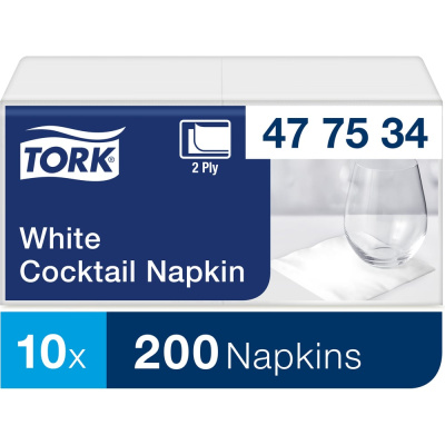 Салфетки TORK Big Pack 24х238 200шт, 2-х слойные, белые