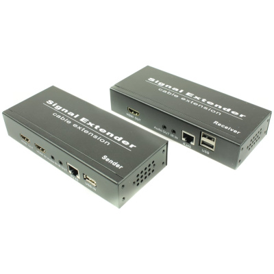 Комплект для передачи HDMI, 2хUSB и ИК управления по сети Ethernet OSNOVO