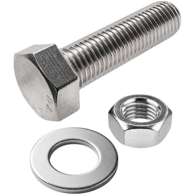 Нержавеющий болт 23 БОЛТА 12x100 DIN 933, 10 шт.