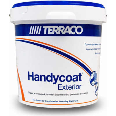 Шпатлевка финишная Handycoat для фасадных работ 25 кг TERRACO