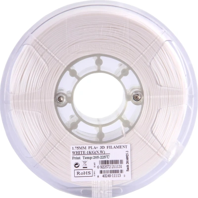 Пластик PLA+ ESUN 1.75 мм 1кг, белая (PLA+175W1)