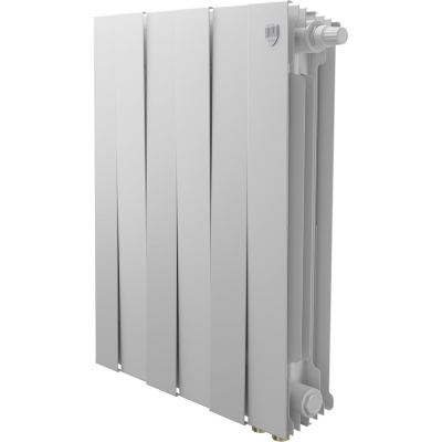 Радиатор биметаллический ROYAL THERMO PianoForte 500 Белый VR80 - 8 секц.