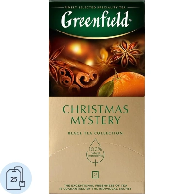 Чай Greenfield Christmas Mystery черный 25 пак. 0434-10, 501585