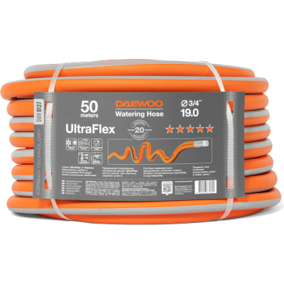 Шланг DAEWOO ultraflex 3/4", 19 мм, 50 м DWH 8137