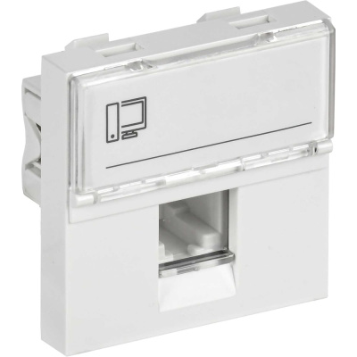 Информационная розетка IEK РКИ-20-00-П RJ-45, UTP, категория 5e, 2 модуля