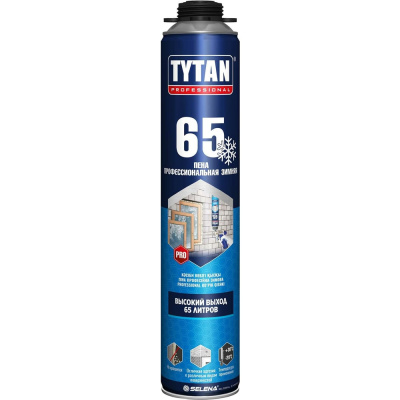 Профессиональная зимняя пена TYTAN PROFESSIONAL 65, темп.-20, 750мл