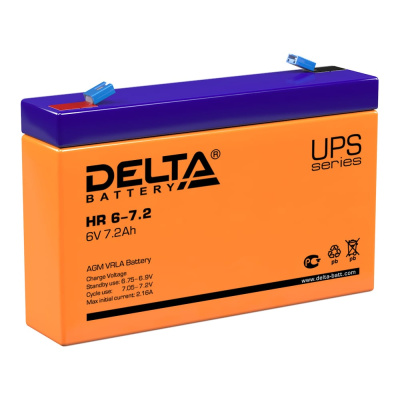 Батарея аккумуляторная Delta HR 6-7.2