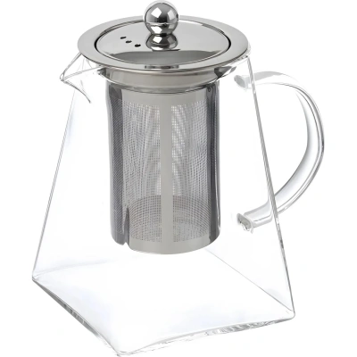 Чайник заварочный AROMA, объем 1 л, из боросиликатного стекла,105039