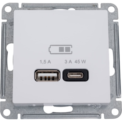 Розетка Systeme Electric USB ATLASDESIGN ATN000129