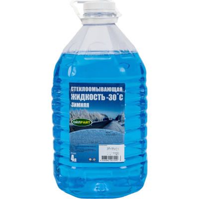 Омыватель стекол OILRIGHT зимний, -30 С, пэт 4 л