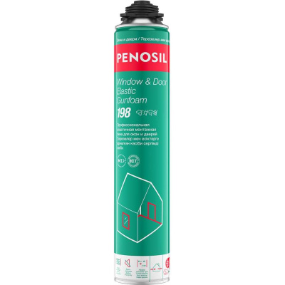 Профессиональная эластичная пена для окон и дверей Penosil Window & Door Elastic Gunfoam 800мл 198