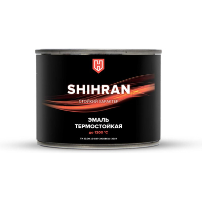 Эмаль термостойкая SHIHRAN зеленая, ral 6002, до +400°С, 0.4кг