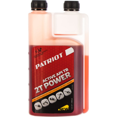 Минеральное масло для двухтактных двигателей Patriot Power Active 2T