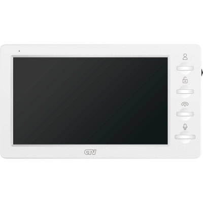 Монитор видеодомофона CTV M3702 Gamma W, формата AHD с IPS экраном 7, со встроенным источником питания, белый 10-0001032