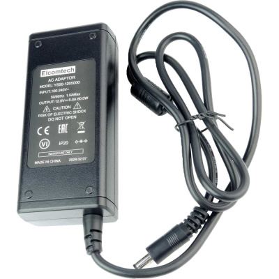 Блок питания / сетевой адаптер ELCOMTECH 60W 5A 12V AC/DC YS50-1205000 (аналог MEAN WELL