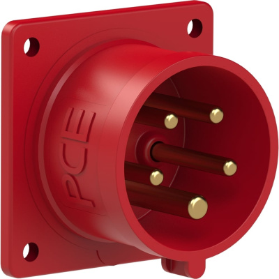 Встраиваемая вилка PCE 32А 400V 3P+N+E IP44