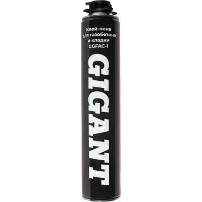 Клей-пена для газобетона и кладки Gigant