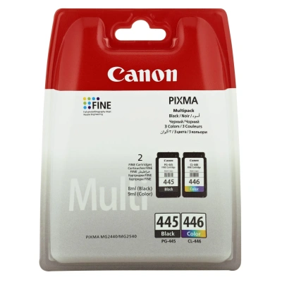 Картридж струйный Canon PG-445/CL-446(8283B004/008) чер/цв дляMG2440(2ш/уп)
