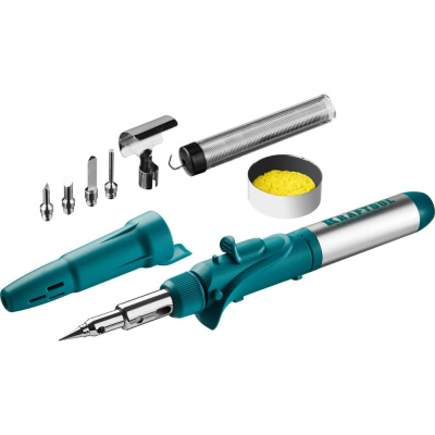 Газовый паяльник KRAFTOOL SolderPro набор 10-в-1