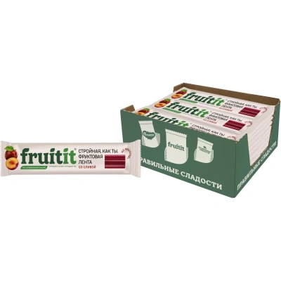 Пастила FRUIT IT фруктовая лента со сливой 3+, 25гх26шт/уп