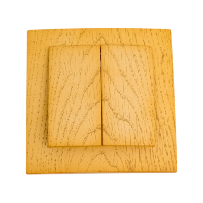 Выключатель NILSON 2СП клен Touran wood