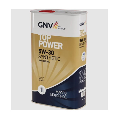 Масло моторное GNV Top Power 5W-30 Synthetic, ACEA C3, VW 504/507, 1 л