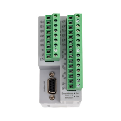 Реле Systeme Electric MFR580 PROFIBUS-DP + MODBUS-RTU (ДИСКР.ВХ. 24В DC) 80-270В AC/DC