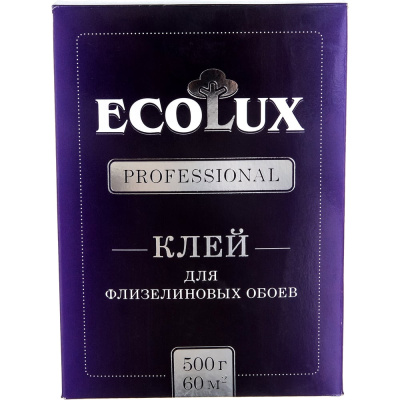Клей для обоев ECOLUX PROFESSIONAL Флизелин 500 г
