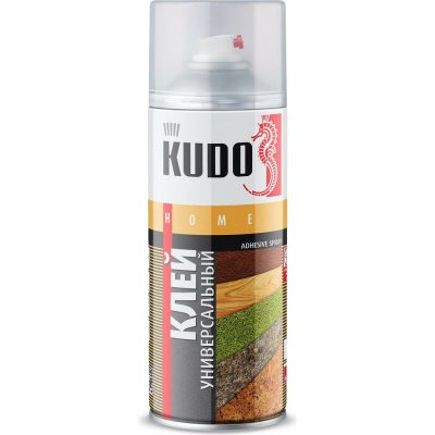 Аэрозольный универсальный клей KUDO KU-H311 - это универсальный контактный водостойкий клей