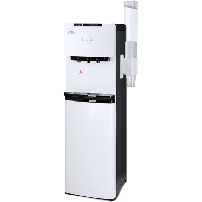 Кулер для воды ECOTRONIC K41-LXE напольный, НИЖНЯЯ ЗАГРУЗКА, нагрев/охлаждение, 3 крана, белый 11745.