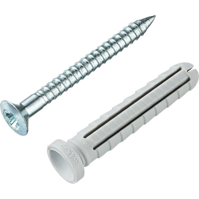 Дюбель-гвоздь Tecfi YZ цилиндр. манжета, нейлон, 8x45, 100 шт. пакет