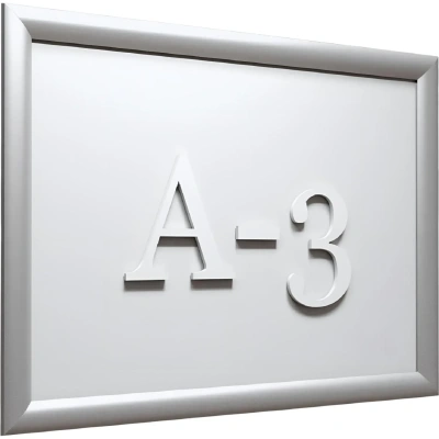 Рамка А3 Attache, алюм.клик-профиль 25 мм, настенная